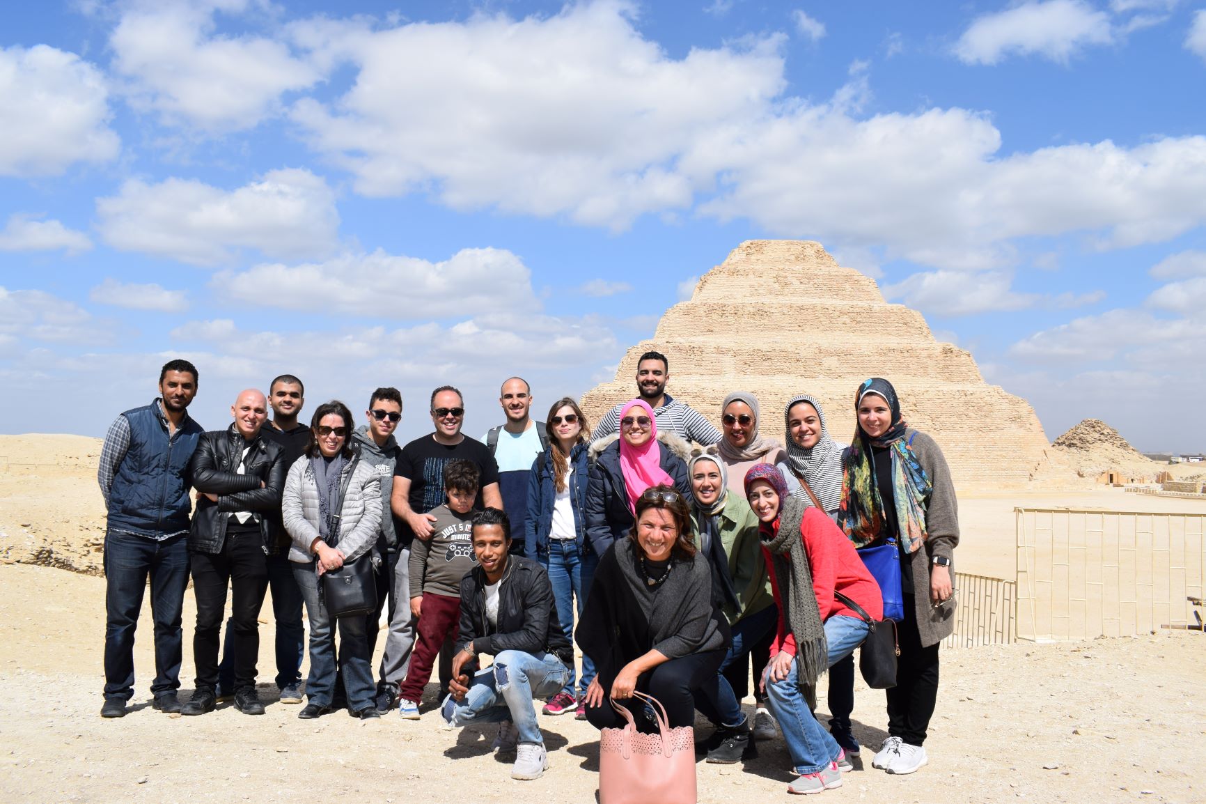 Optomatica teams Giza Pyramids