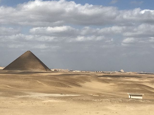 The ancient Saqqara and Dahshur pyramids