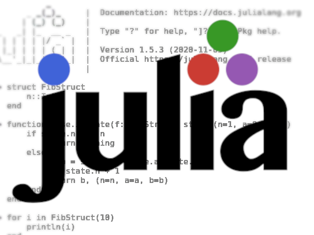 using Julia's capabilities like Iterate, recursion, and closures
